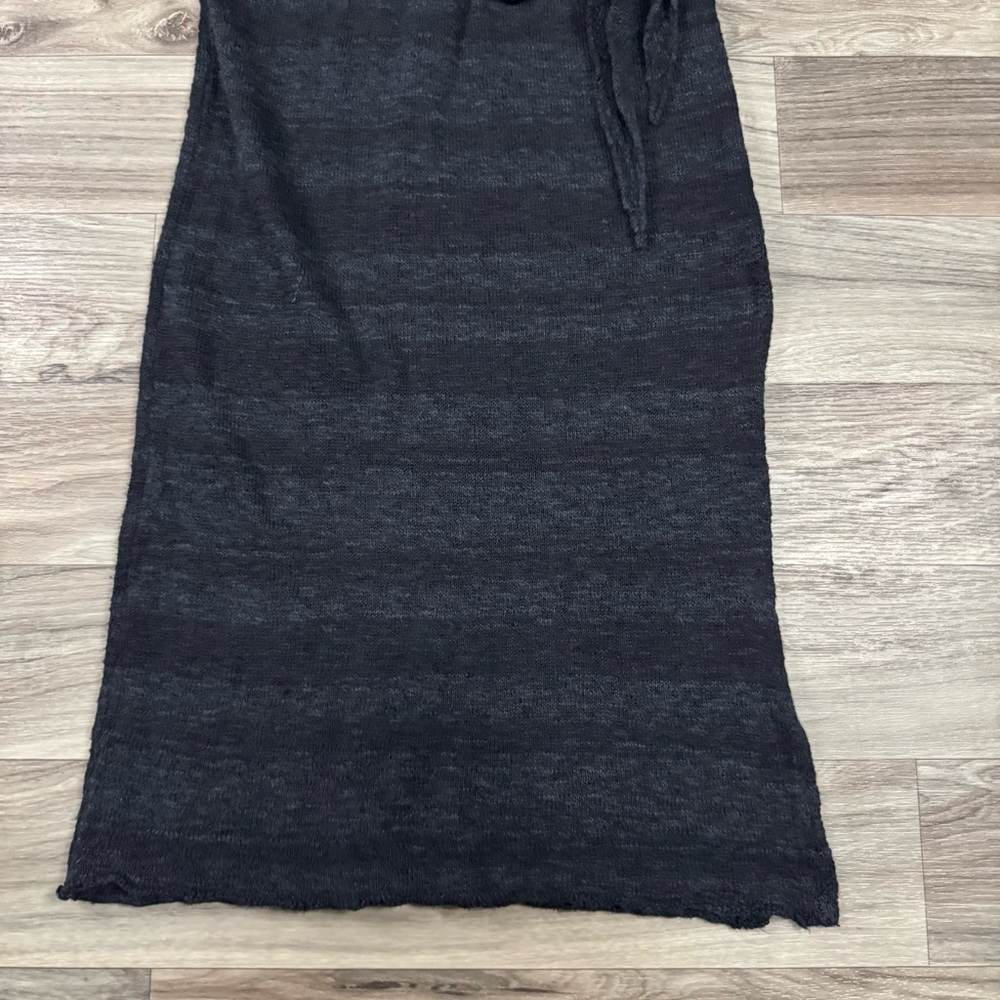 Free People Beach Hamptons Black Knit Maxi Dress Size Extra Small - Picture 3 of 8